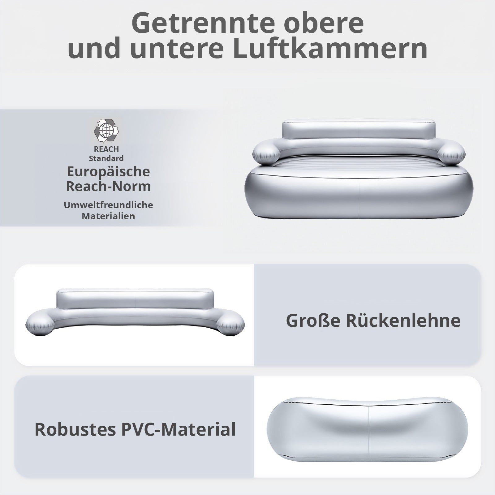 Campingcouch Air Sofa Granite