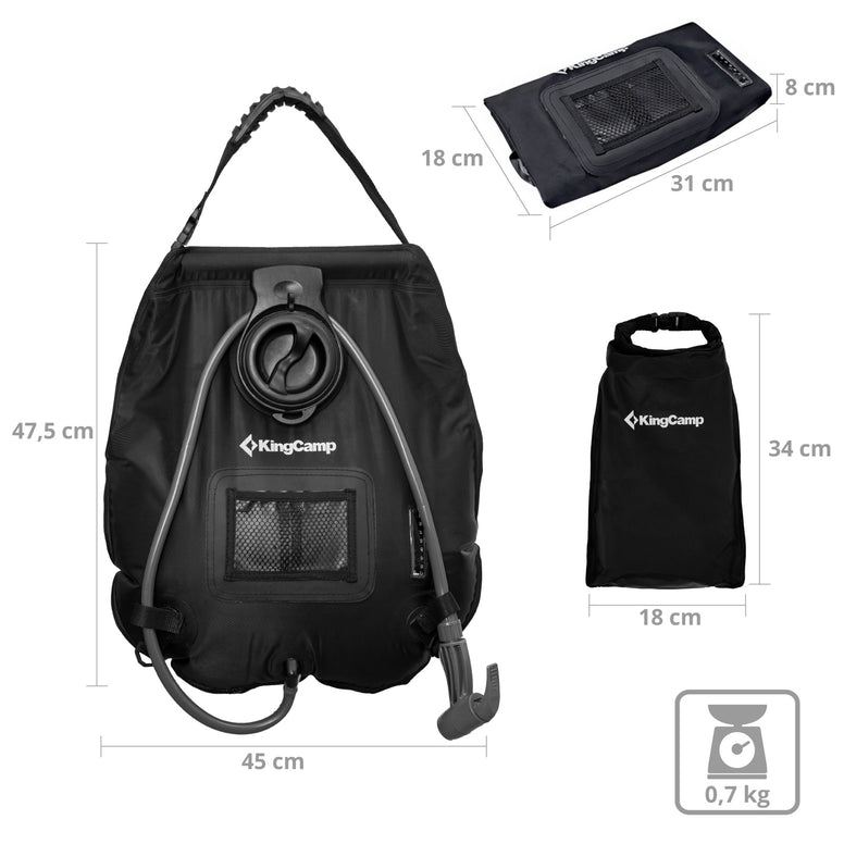 Camping shower Solar Shower Outback