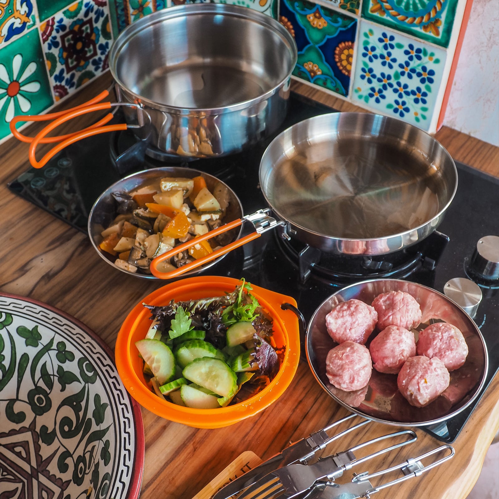 Adventurer II Pro cooking set