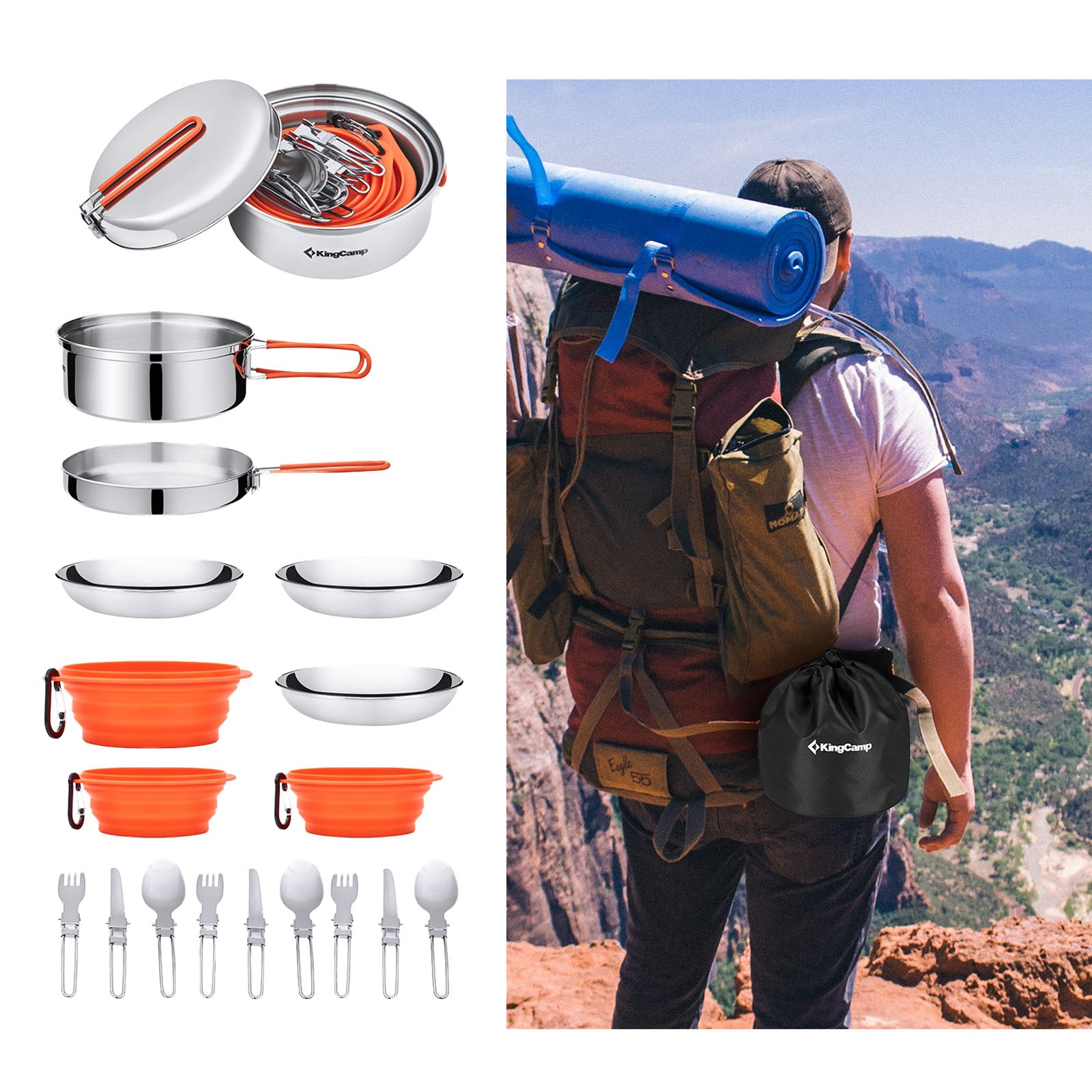 Adventurer II Pro cooking set