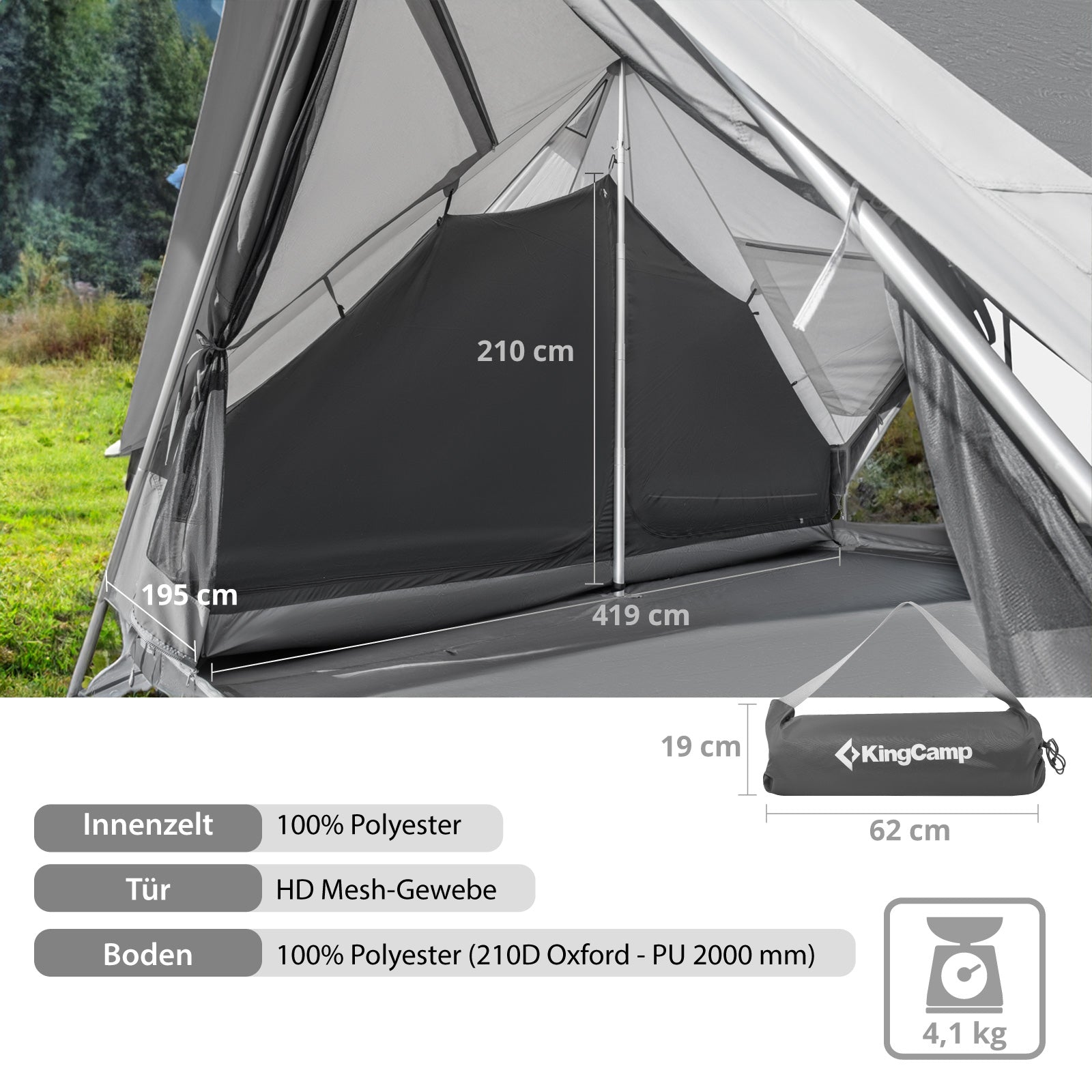 Innenzelt Khan Palace Inner Tent