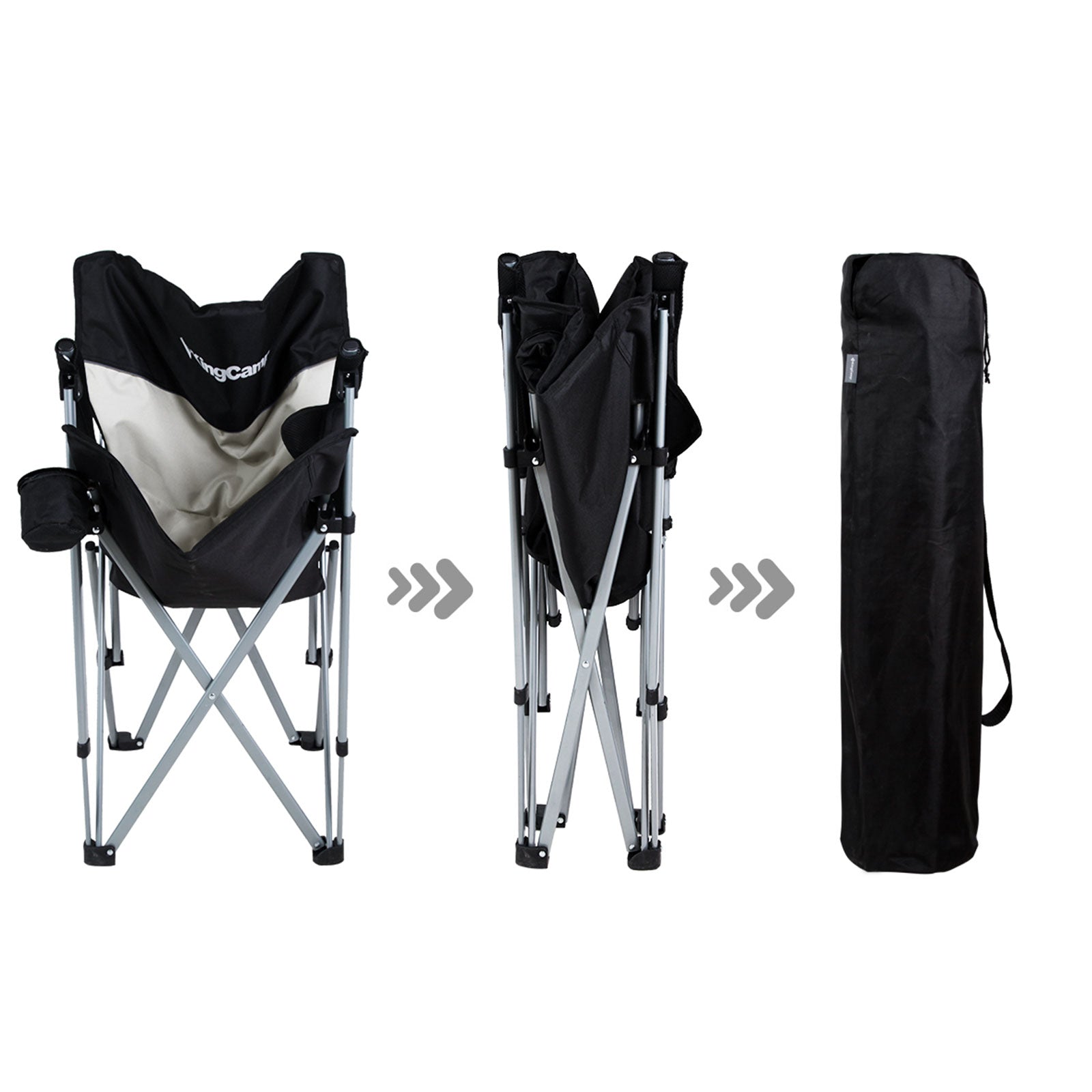 Camping chair Comfort Hard Armrest Chair