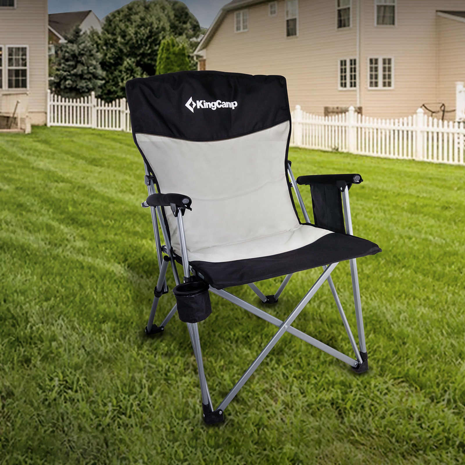 Camping chair Comfort Hard Armrest Chair