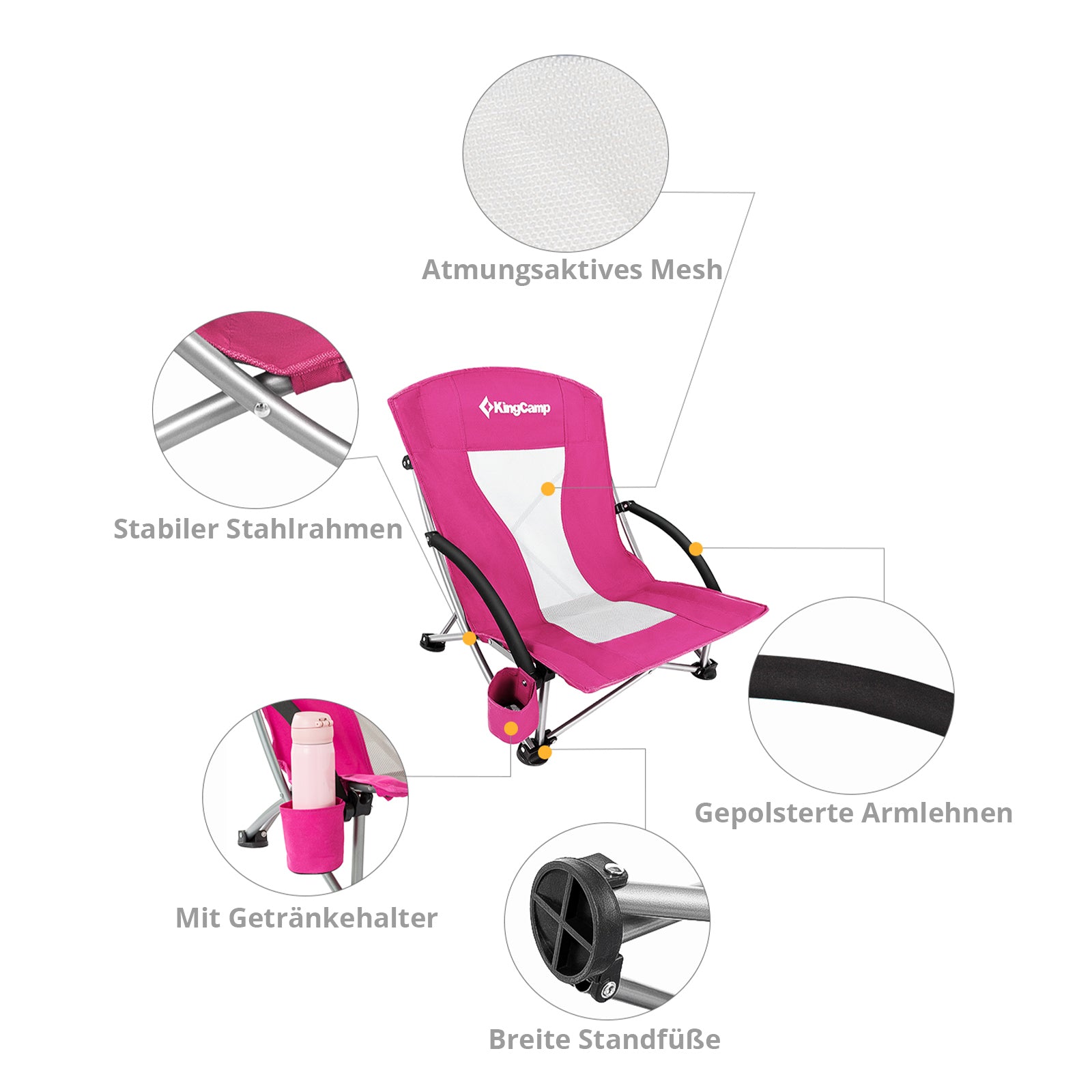 Campingstoel Strandstoel