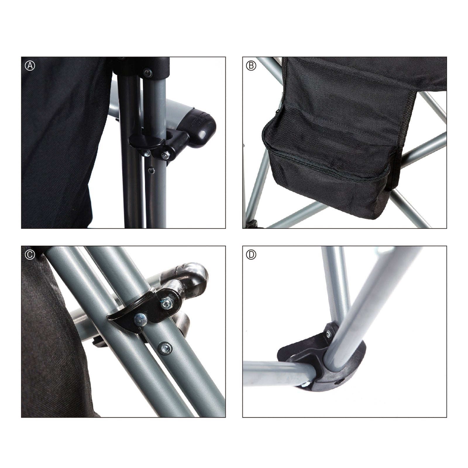 Camping Chair Deluxe Hard Armrest Chair