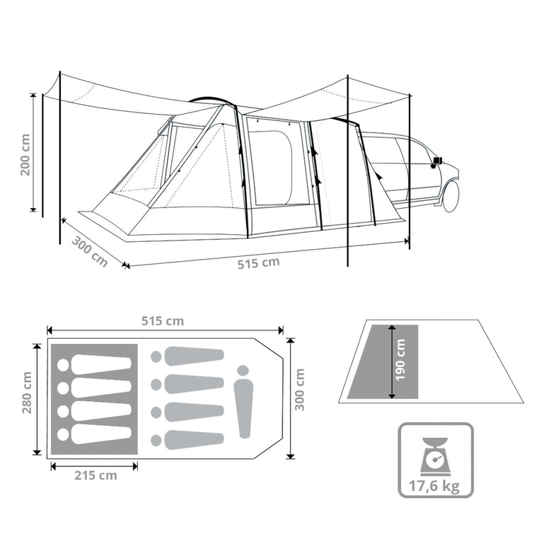 Hecktent Capri