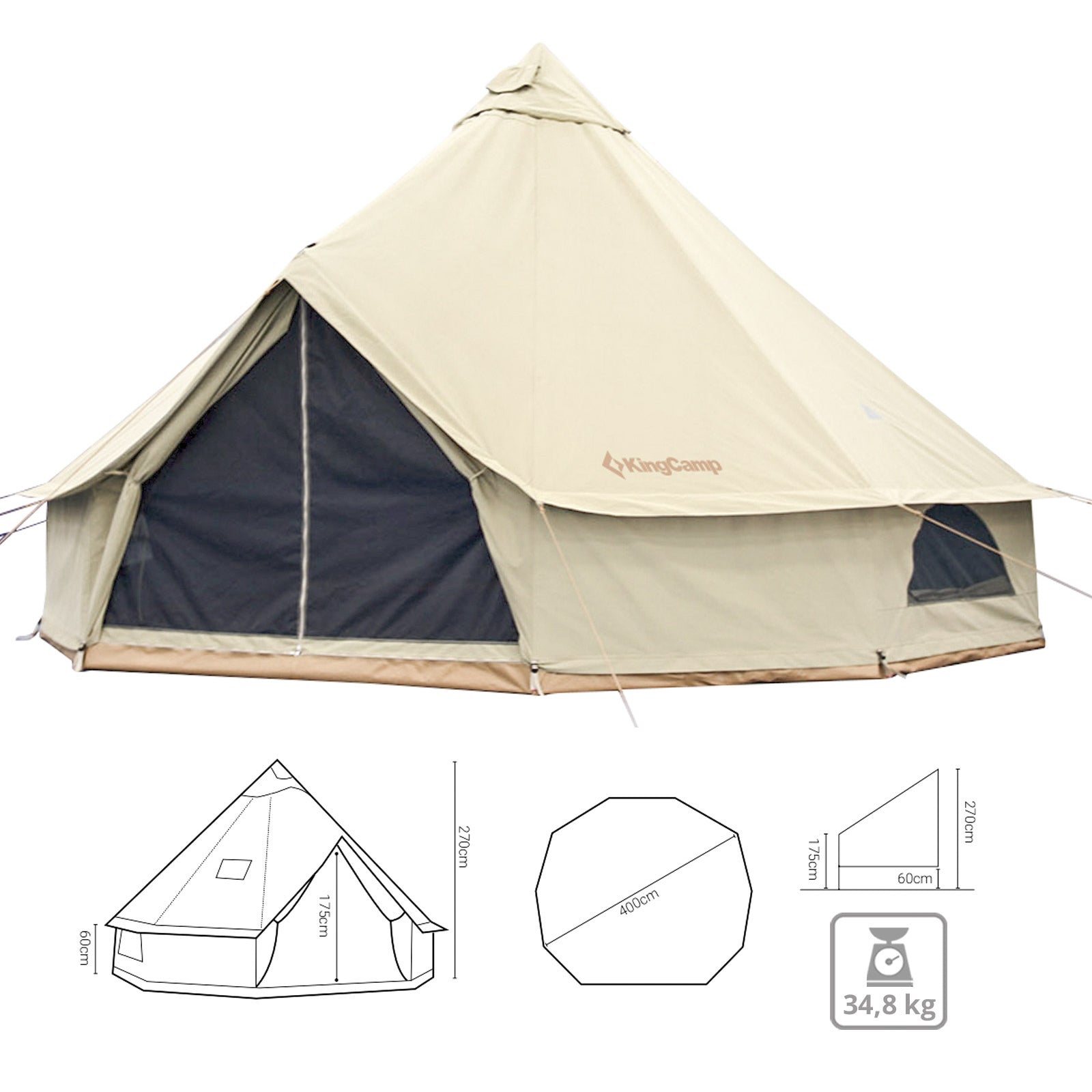 KingCamp Khan 400 tent