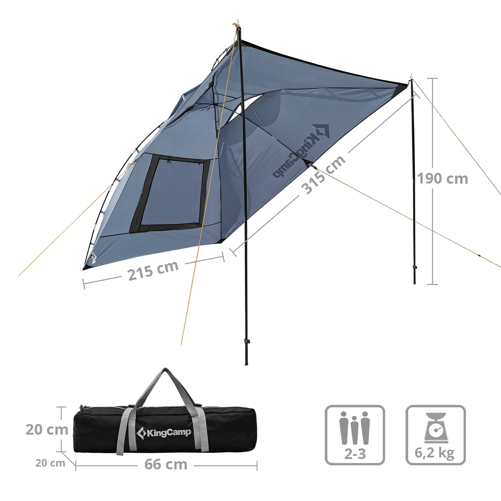 KingCamp Compass 2.0 Vorzelt