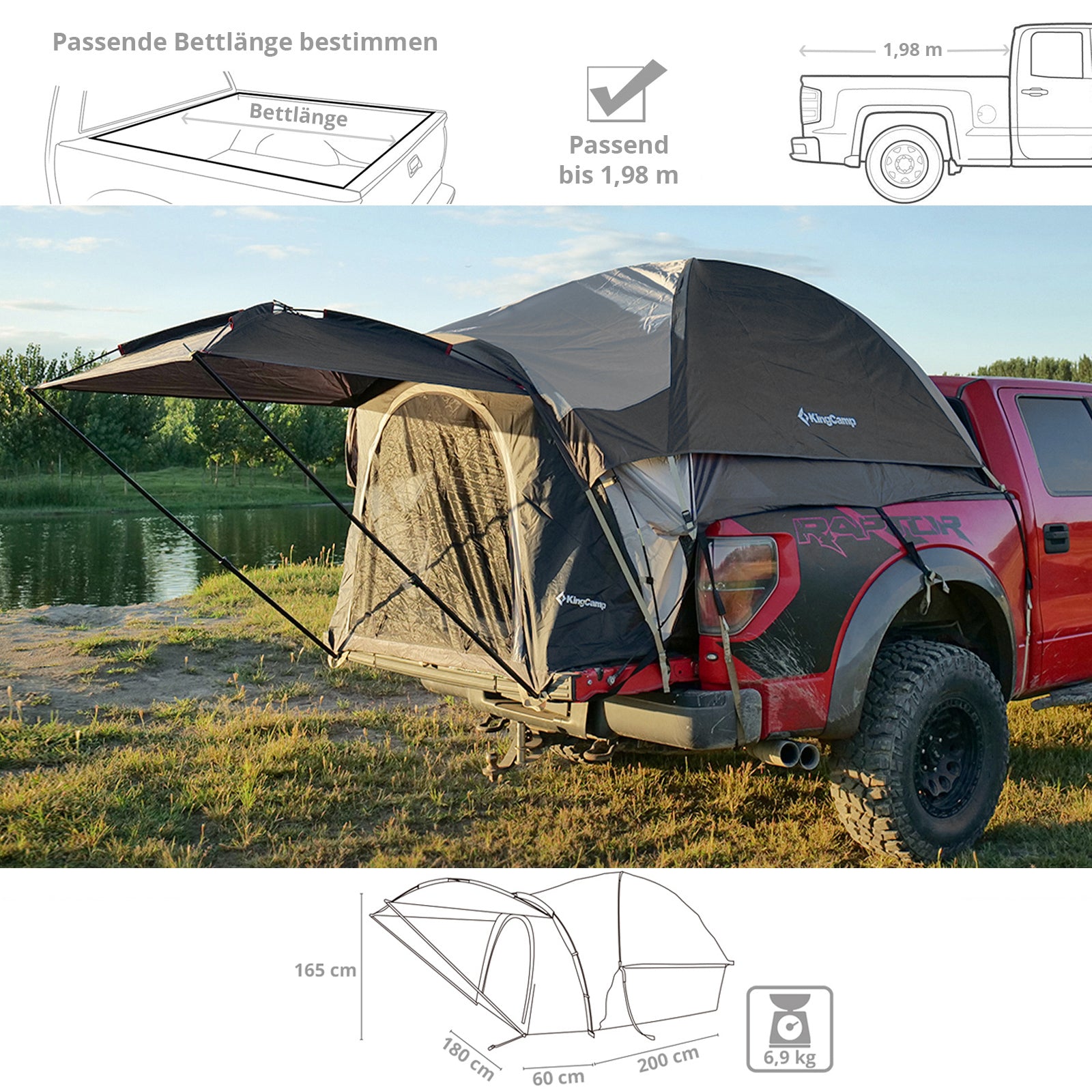 KingCamp Pick Up Tent