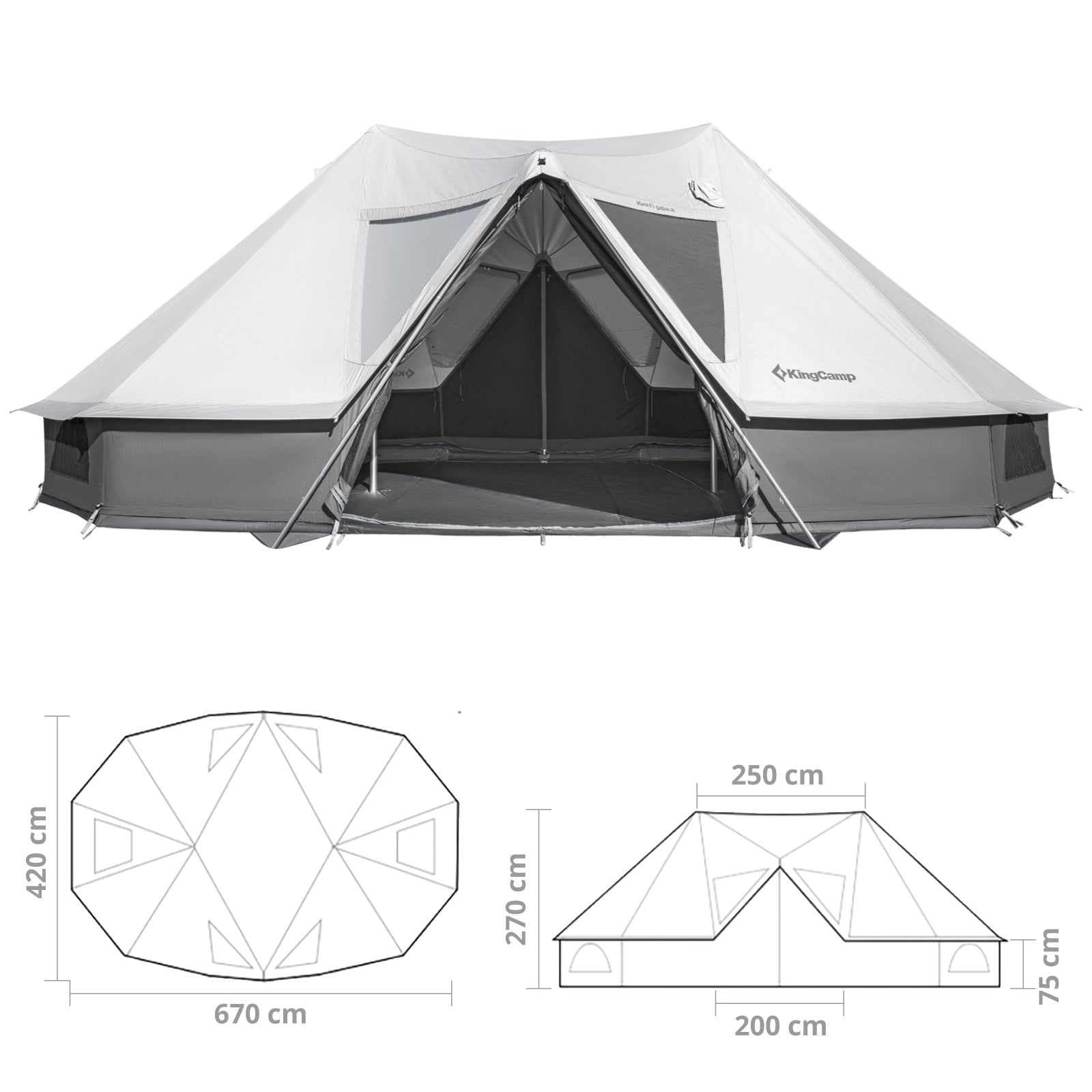 KingCamp Khan Palace tent