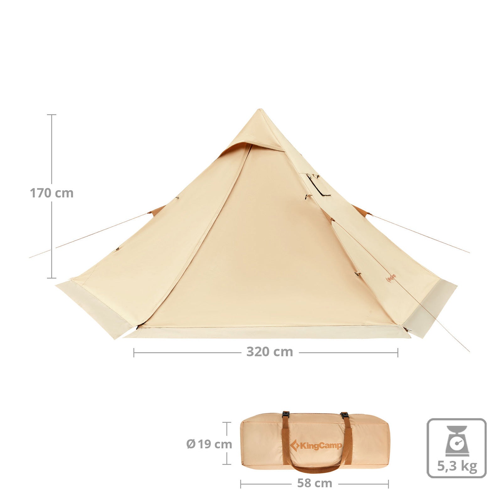 KingCamp Torino tent