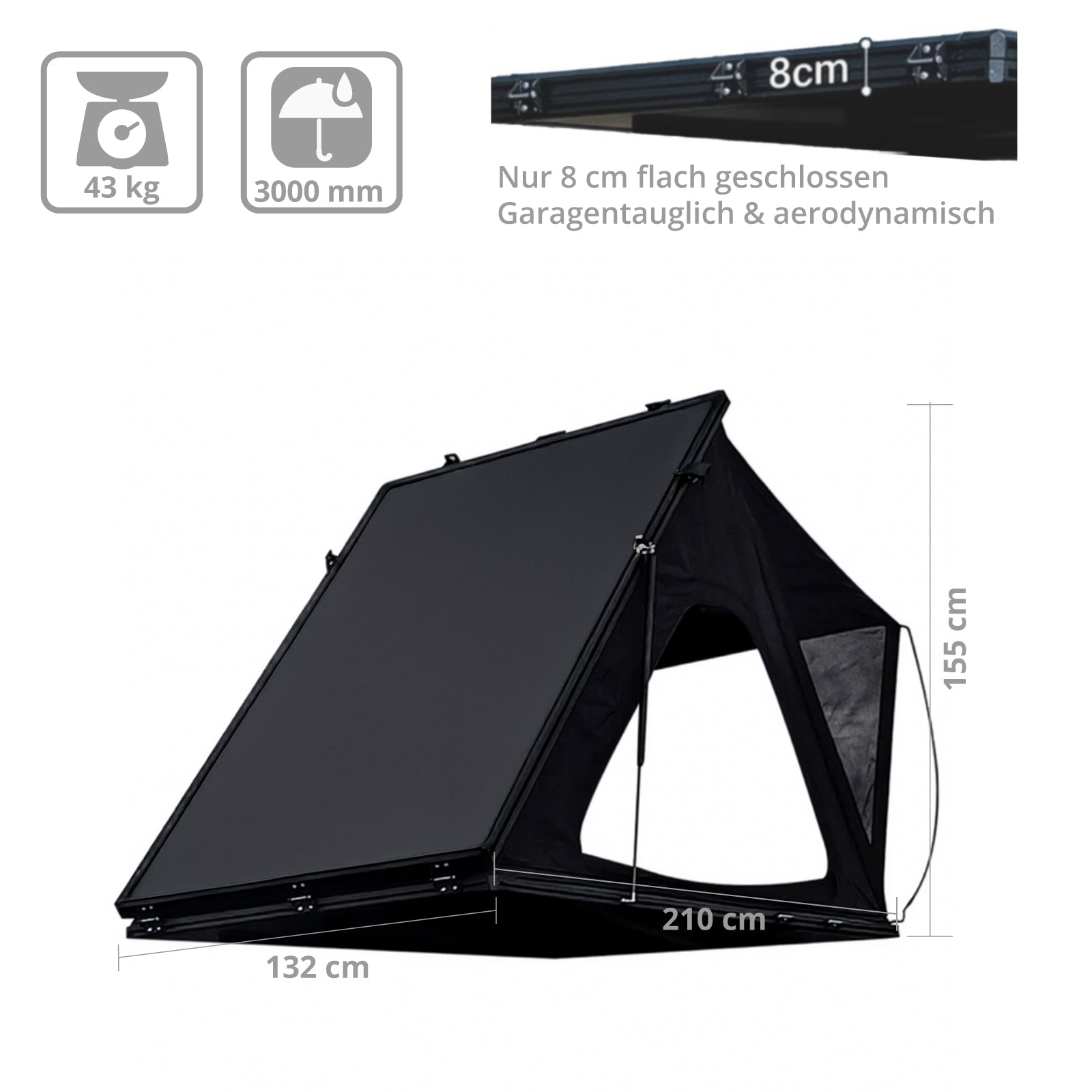 Dachzelt Open Road LW