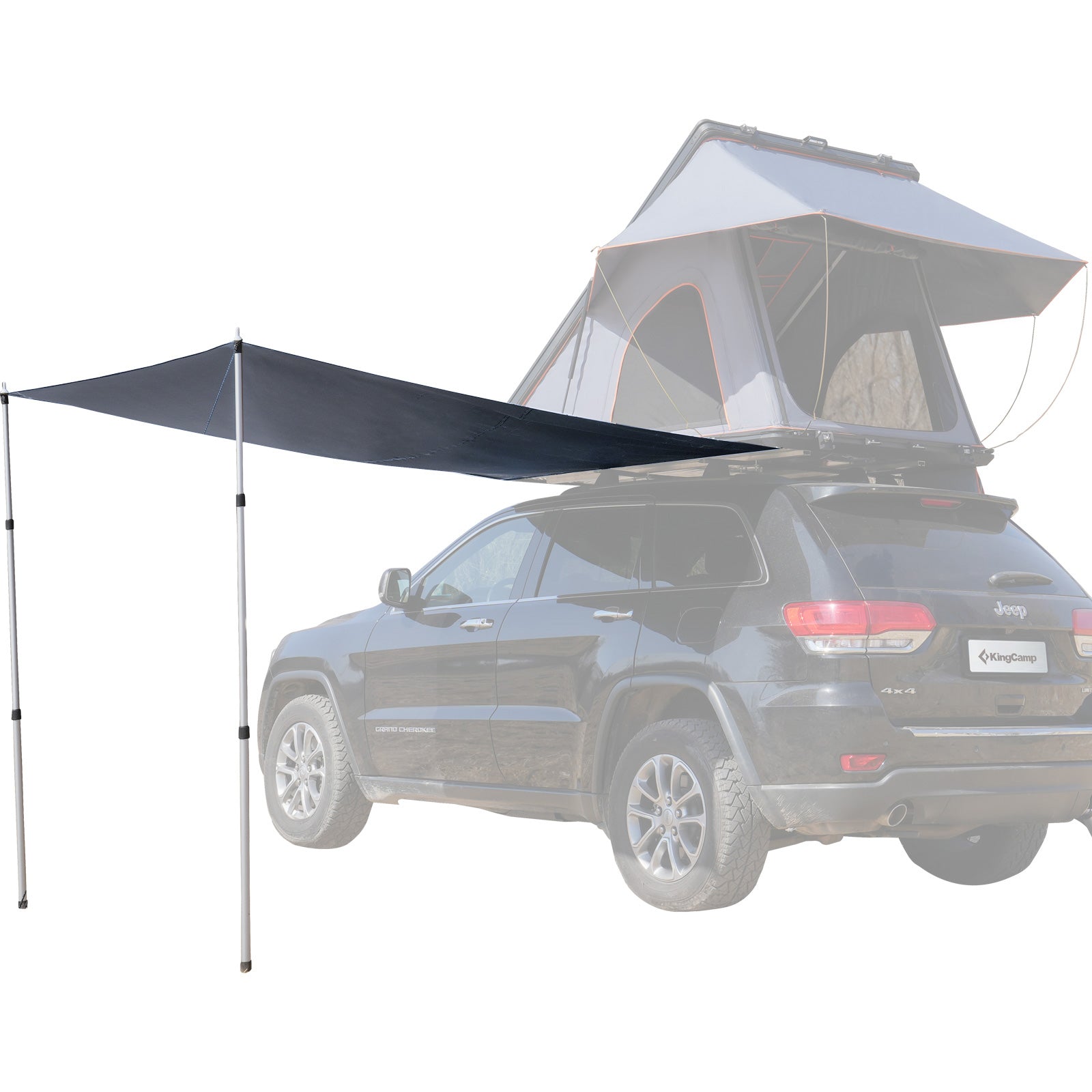 tarp zelt groß Rooftop Tarp grau