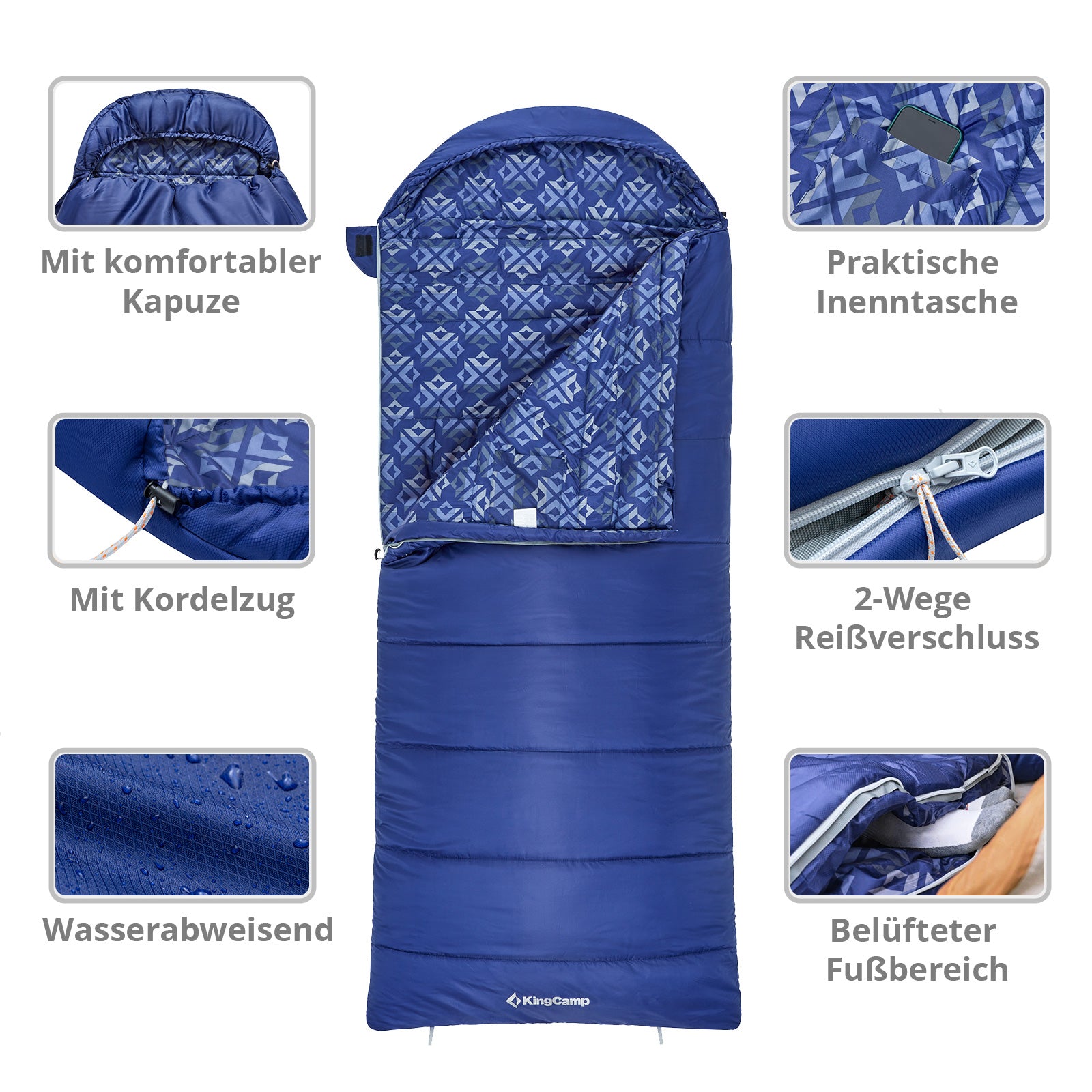 KingCamp Superior 400 XL mummy sleeping bag