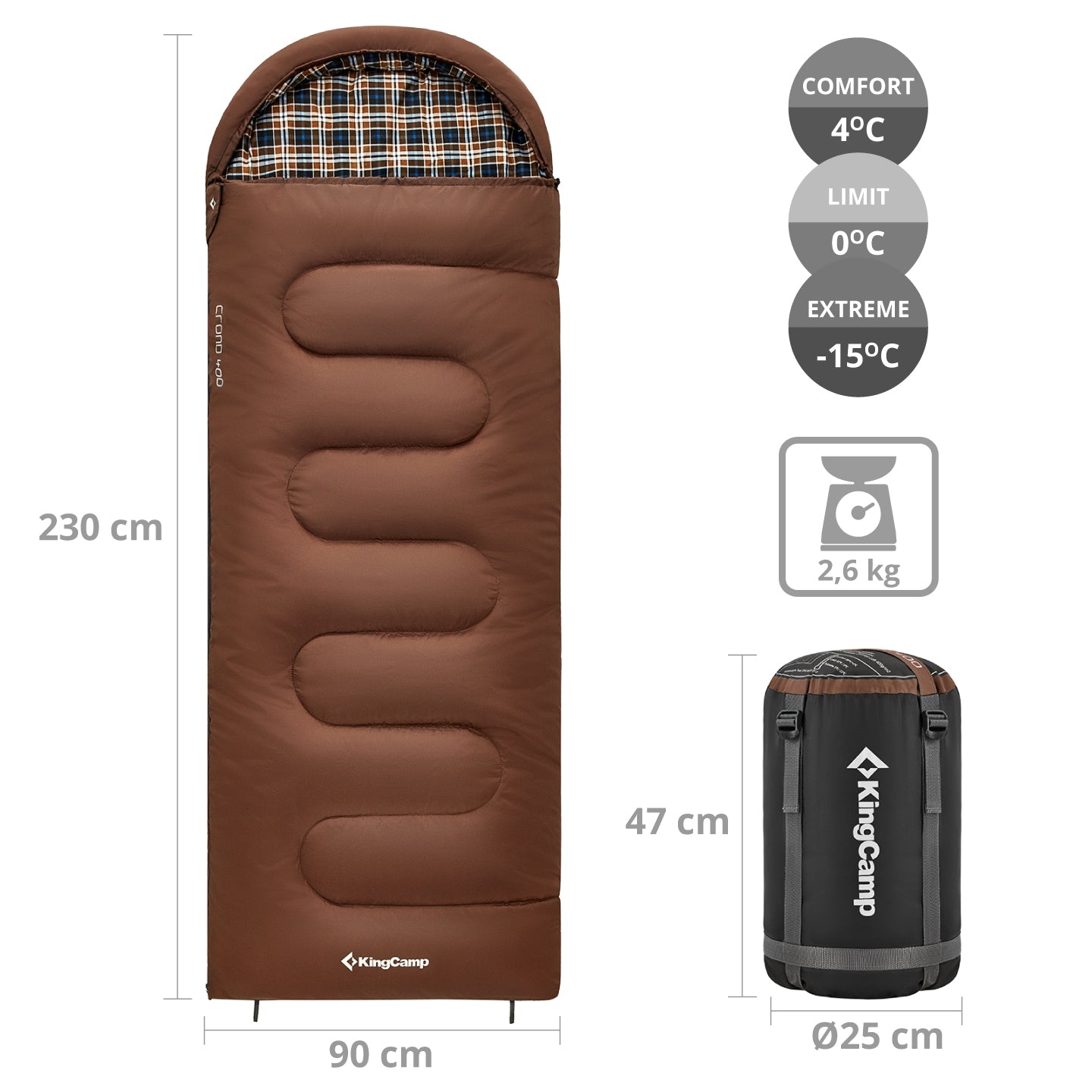 KingCamp Cloud 400 blanket sleeping bag