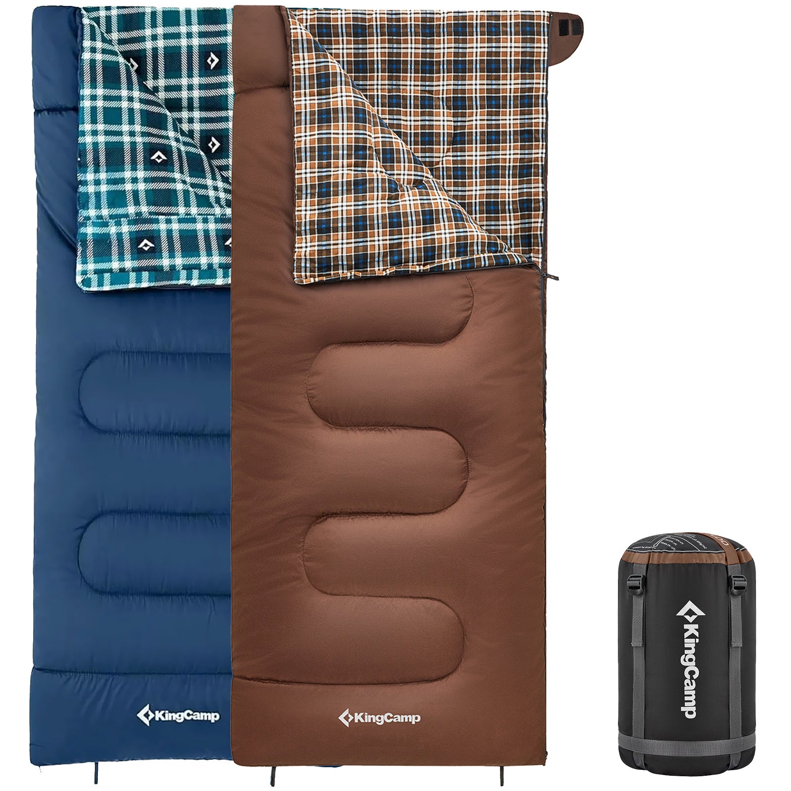kingcamp schlafsack Deckenschlafsack Snowflake 400