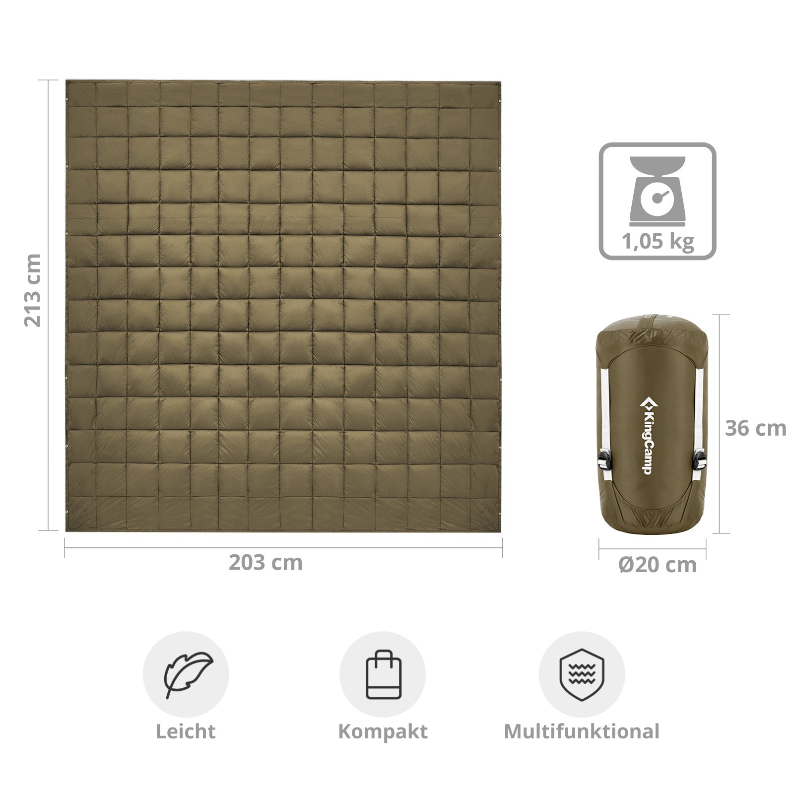 Couverture KingCamp Smart 1100