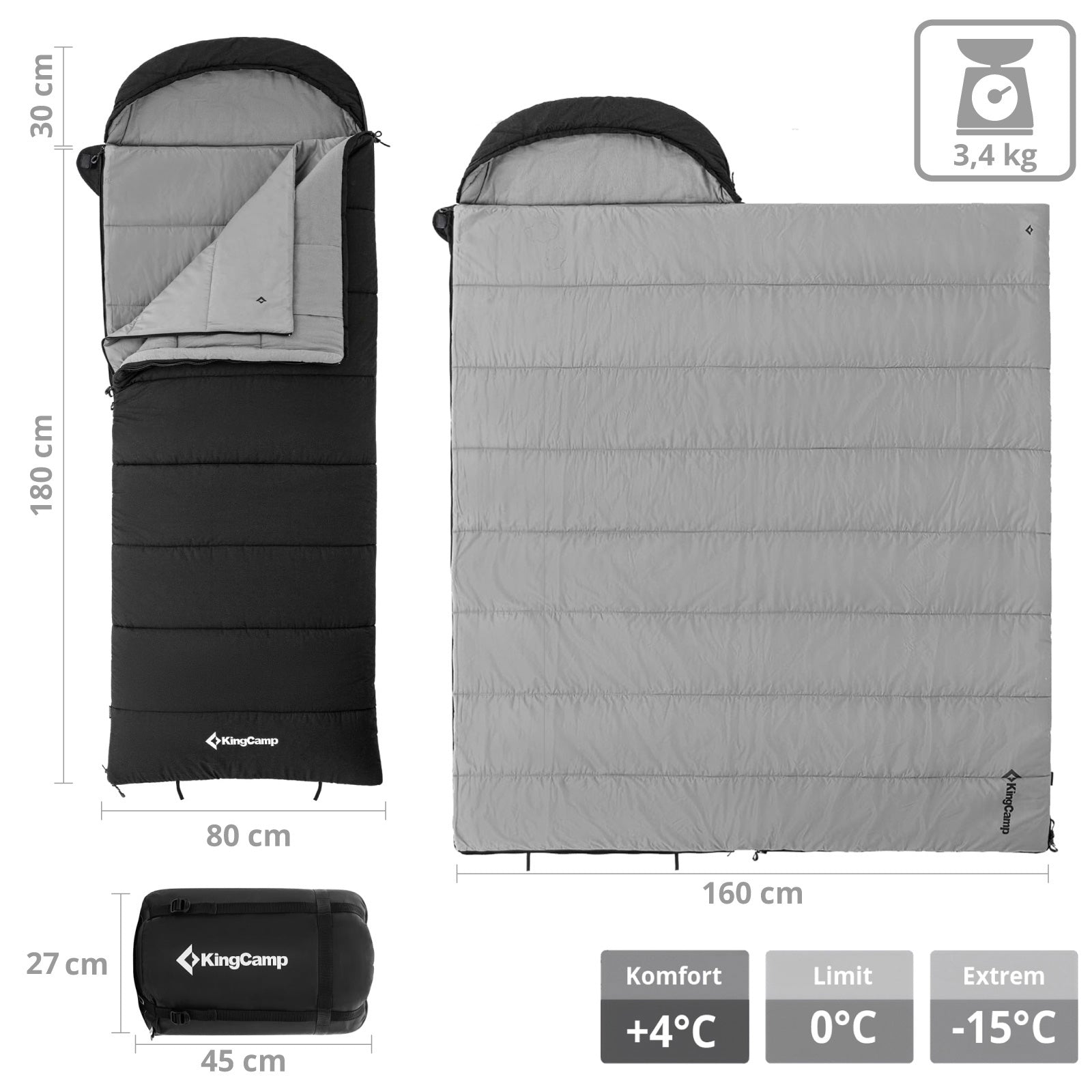 Deckenschlafsack Bedfort