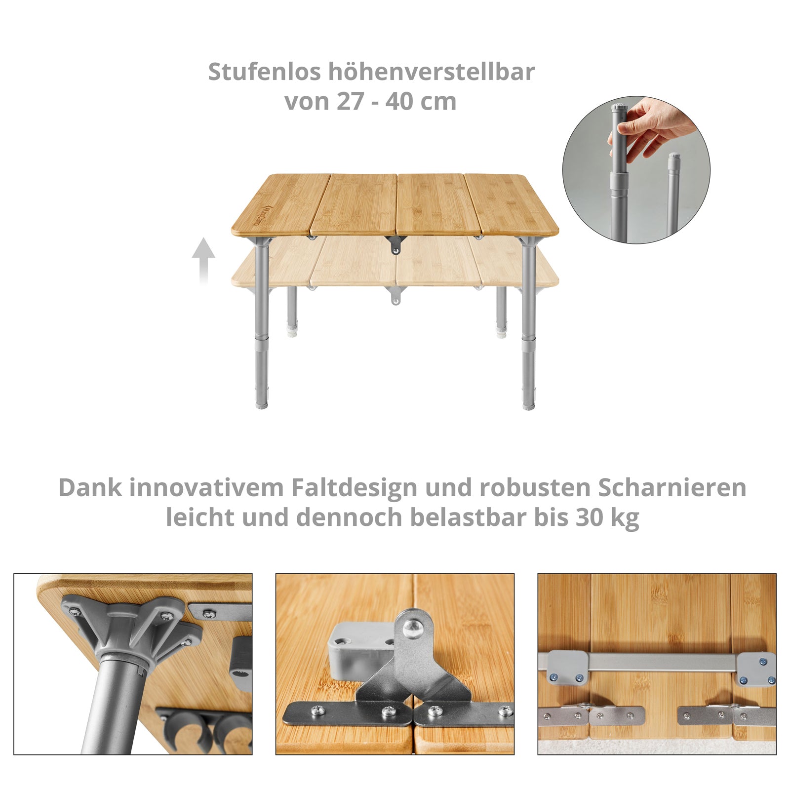 KingCamp Bamboo Table XS