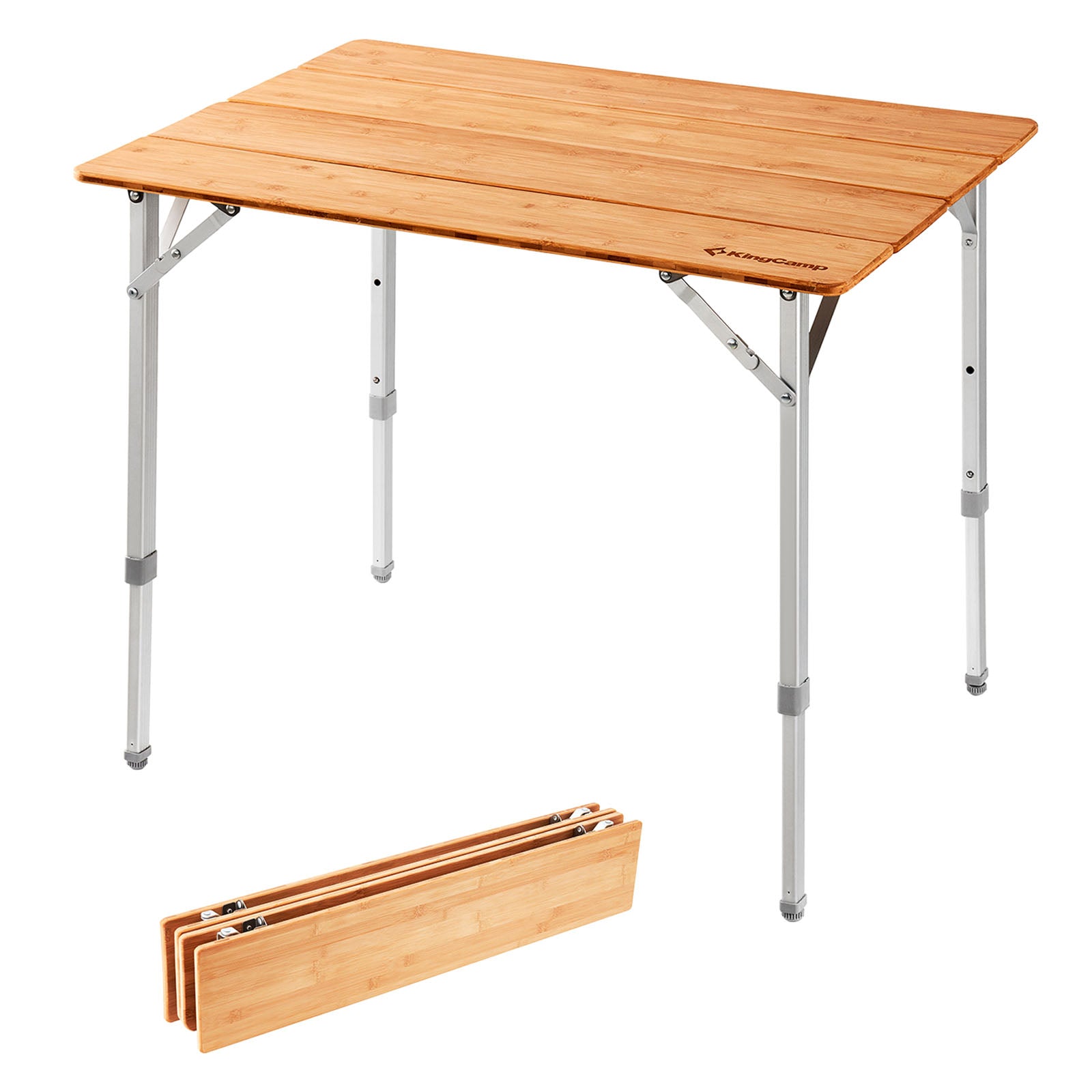 Table de camping KingCamp Bamboo Table L