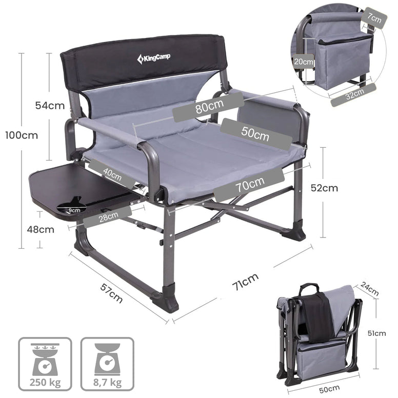 Campingstuhl Portable Director Chair Deluxe