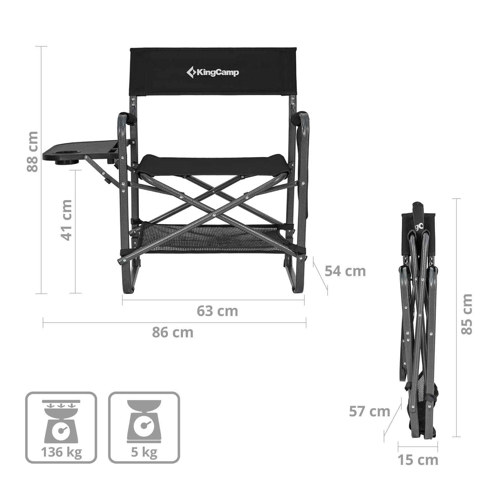 KingCamp Director Multi camping chair