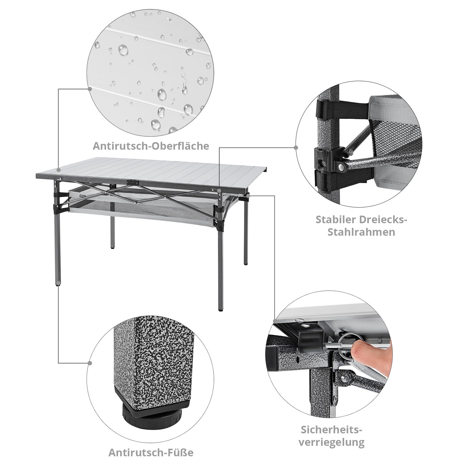 KingCamp Granite Plus camping table