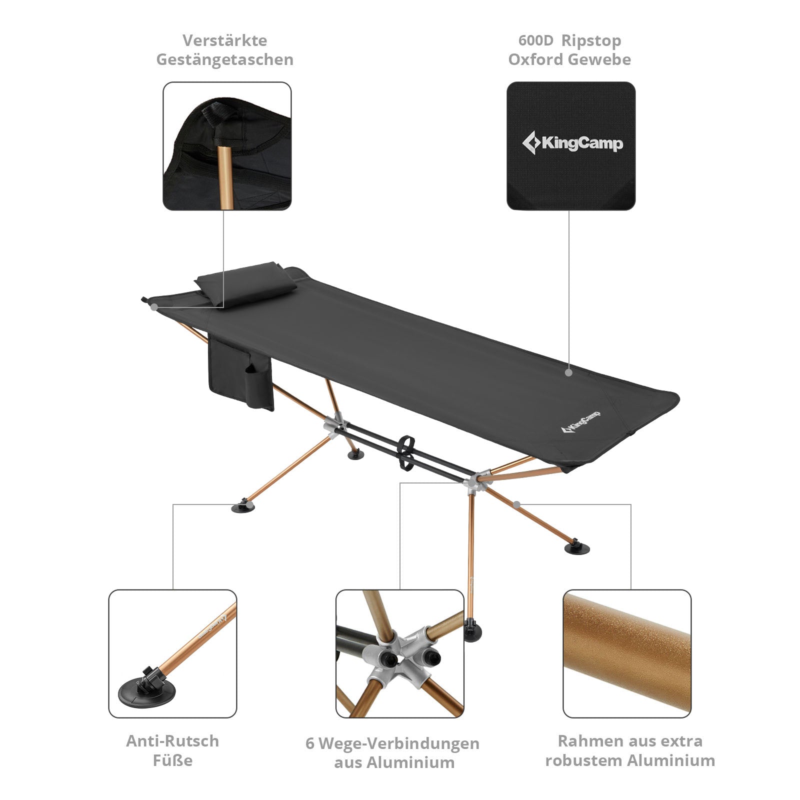 KingCamp Ultralight Skycot camp bed