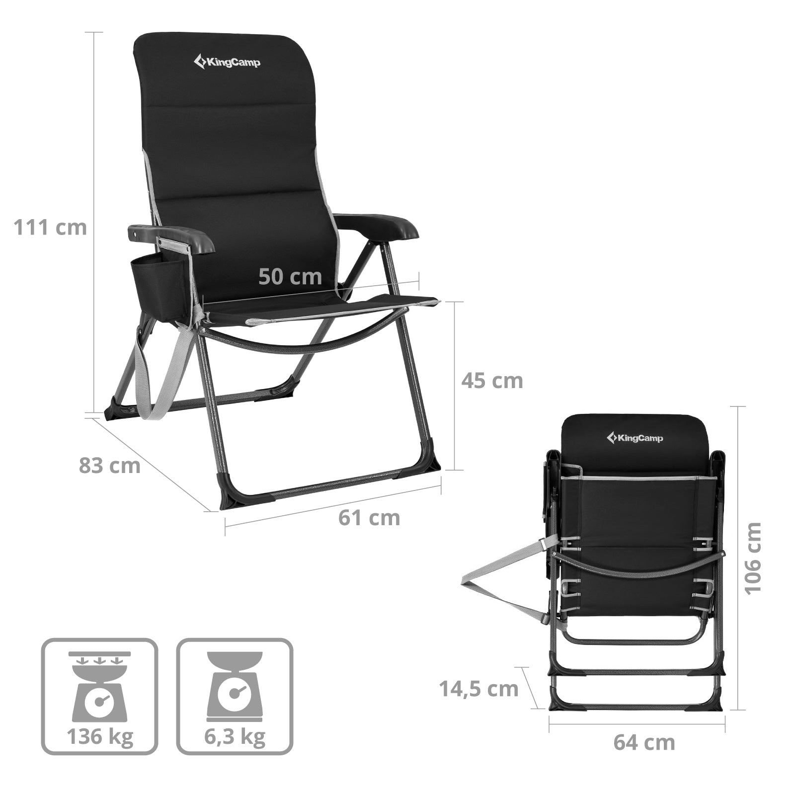 KingCamp Ease Up camping chair