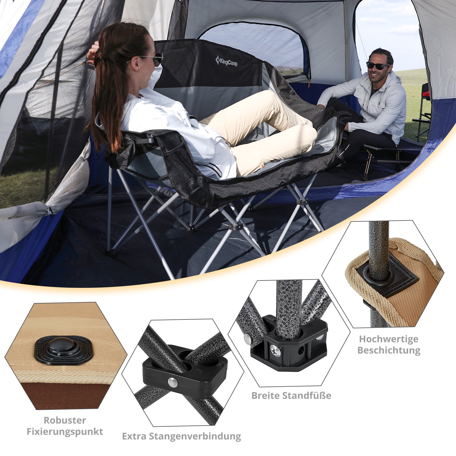 KingCamp Duo Deluxe camping chair