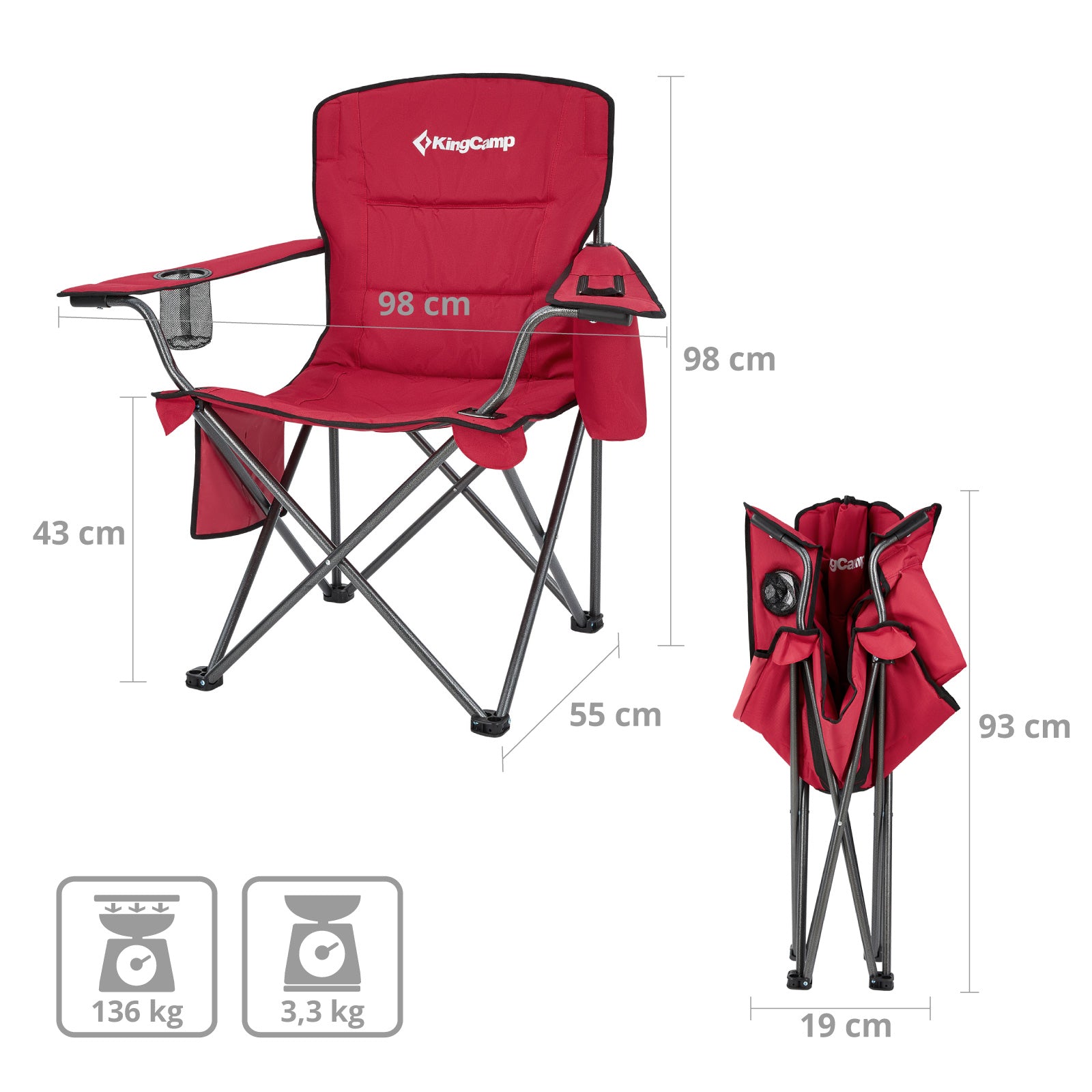 KingCamp Oakdale camping chair