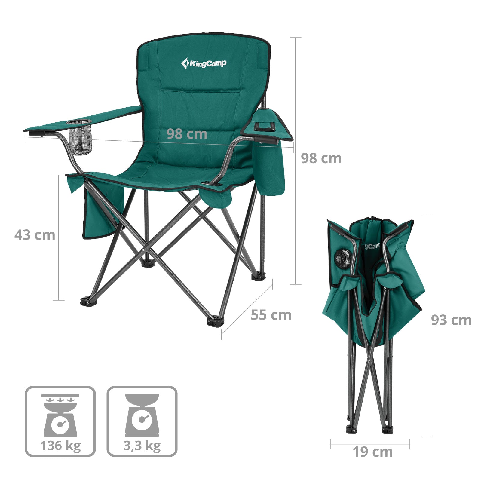 KingCamp Oakdale camping chair