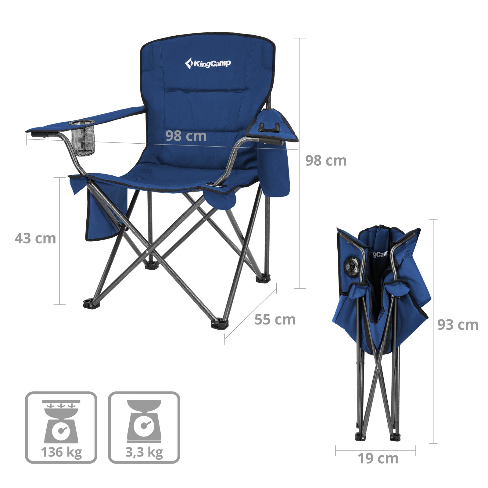 KingCamp Oakdale camping chair