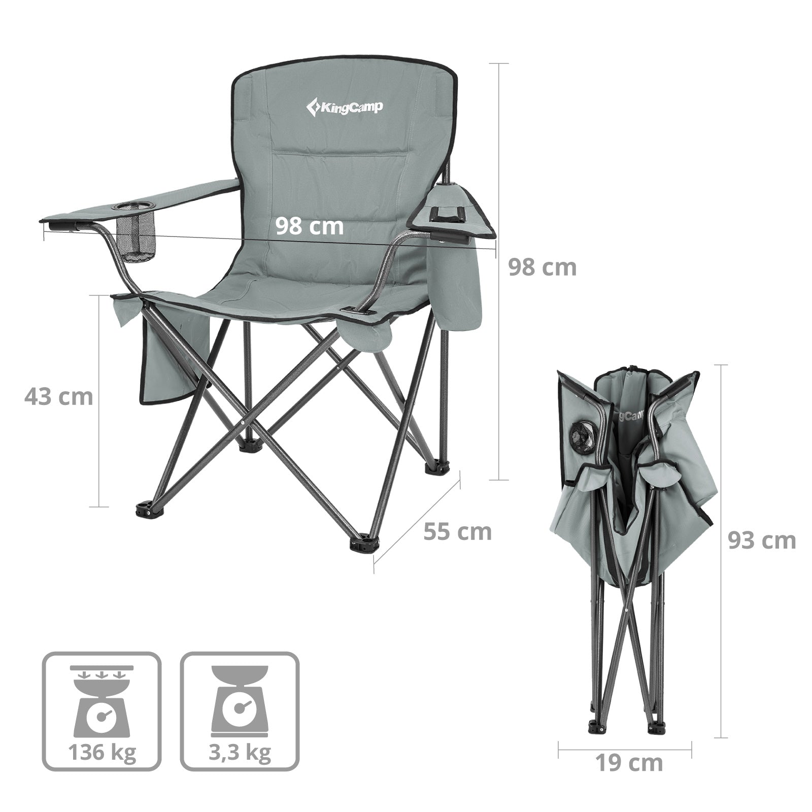 KingCamp Oakdale camping chair