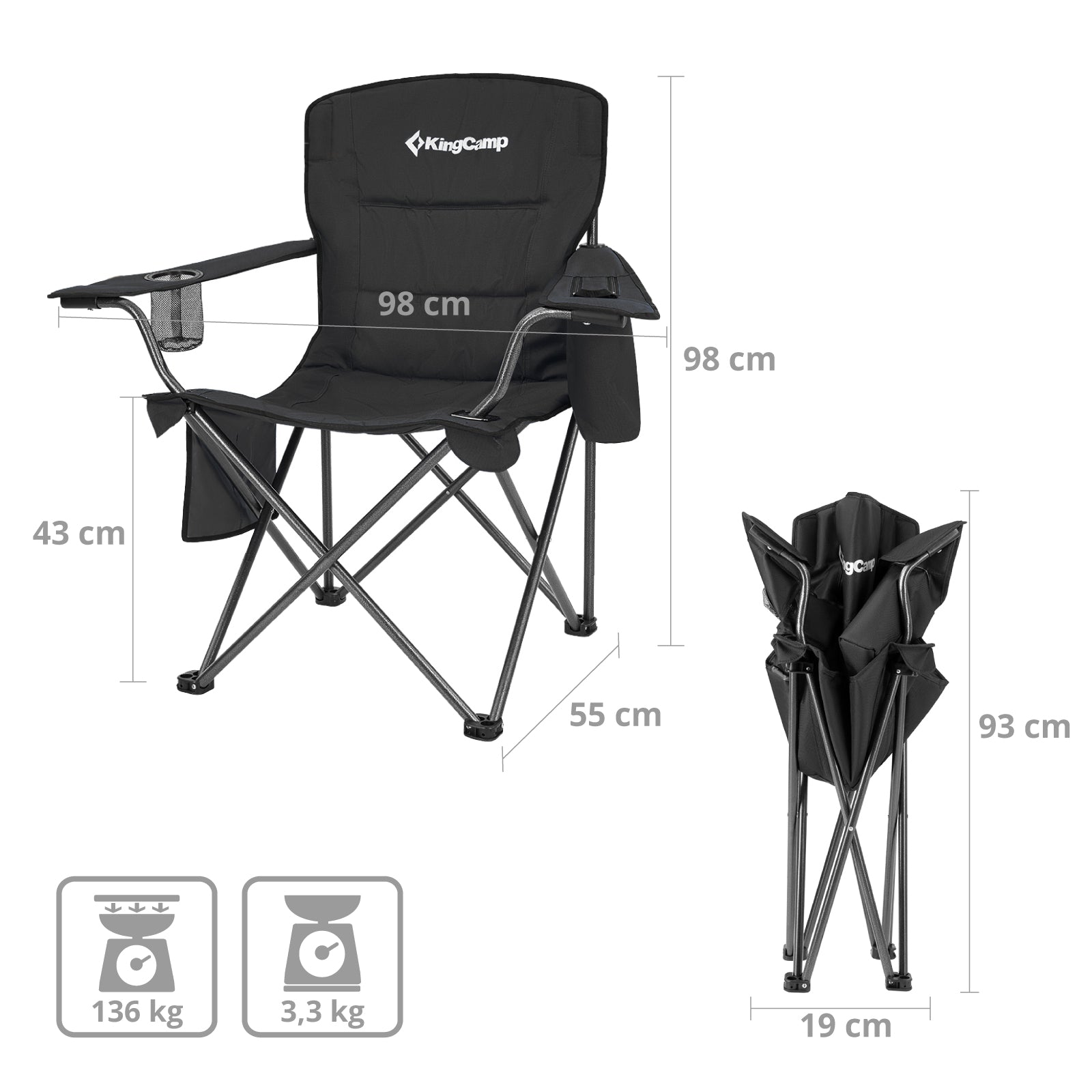 KingCamp Oakdale camping chair