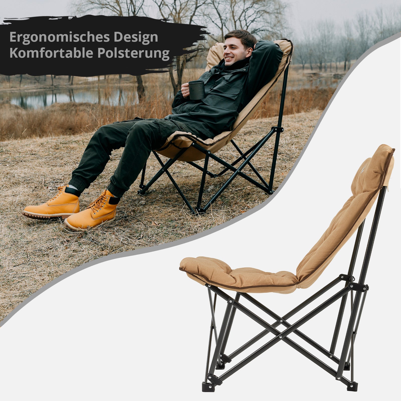 KingCamp Lindon Relax camping chair