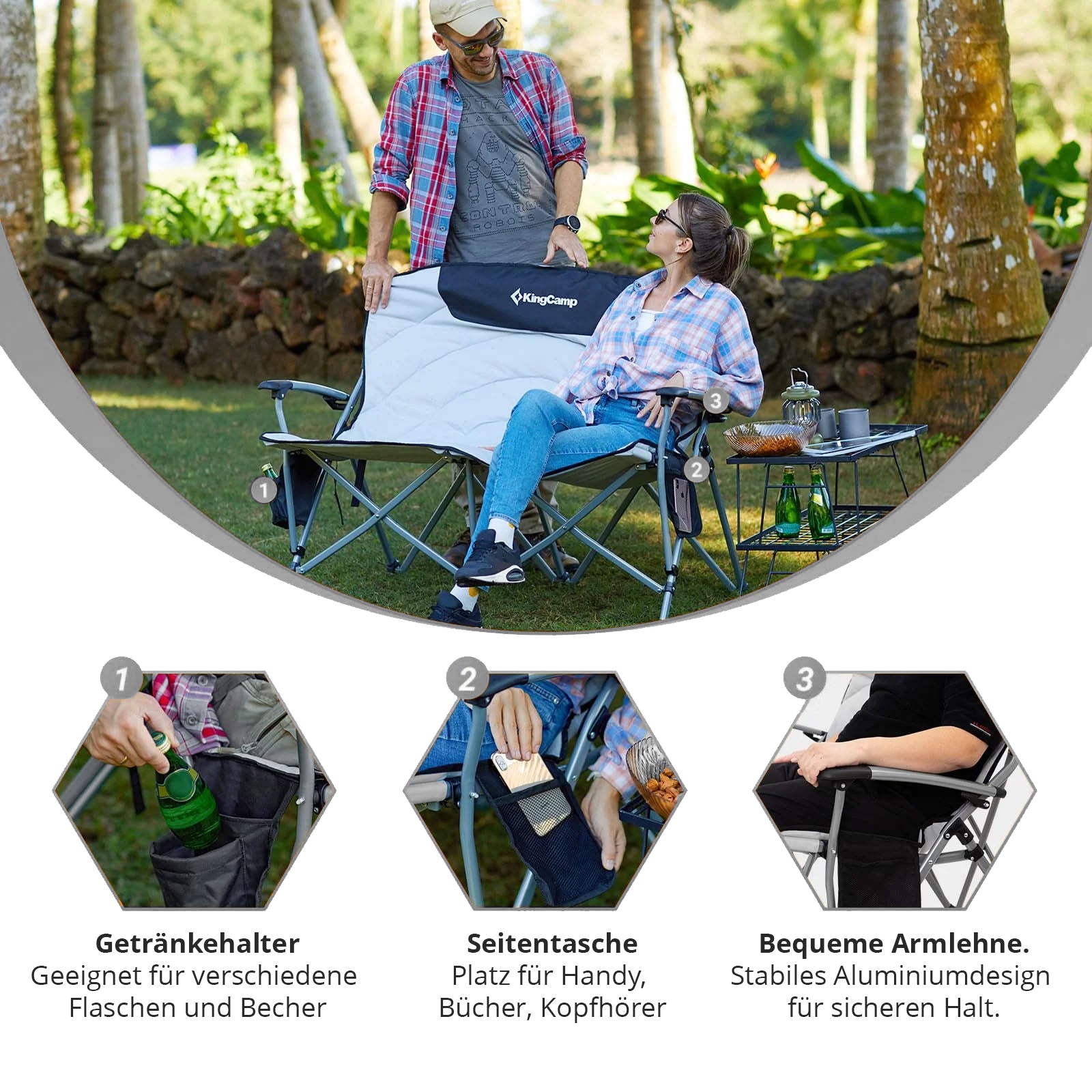 Campingstuhl Comfort Duo