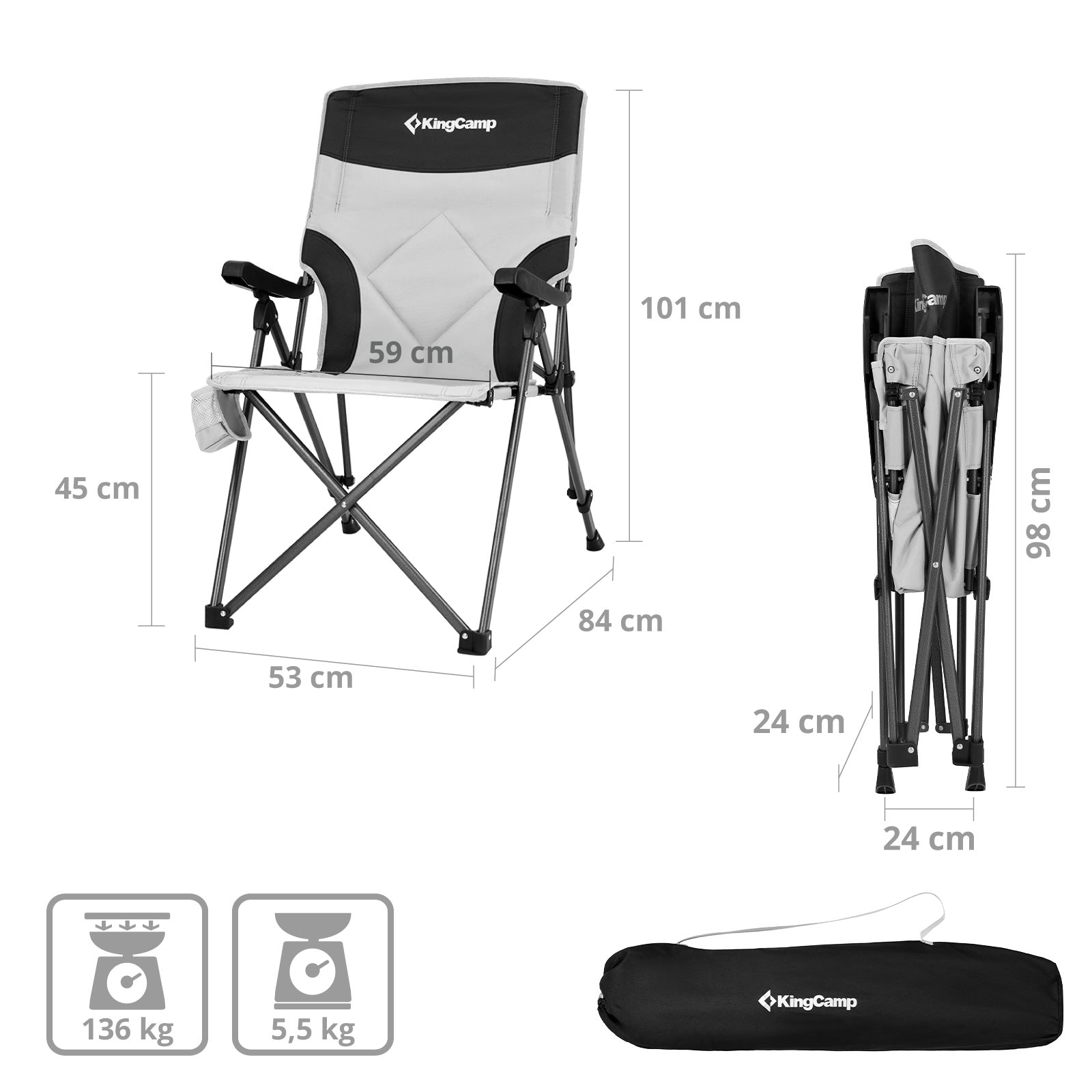 KingCamp Pinedale camping chair