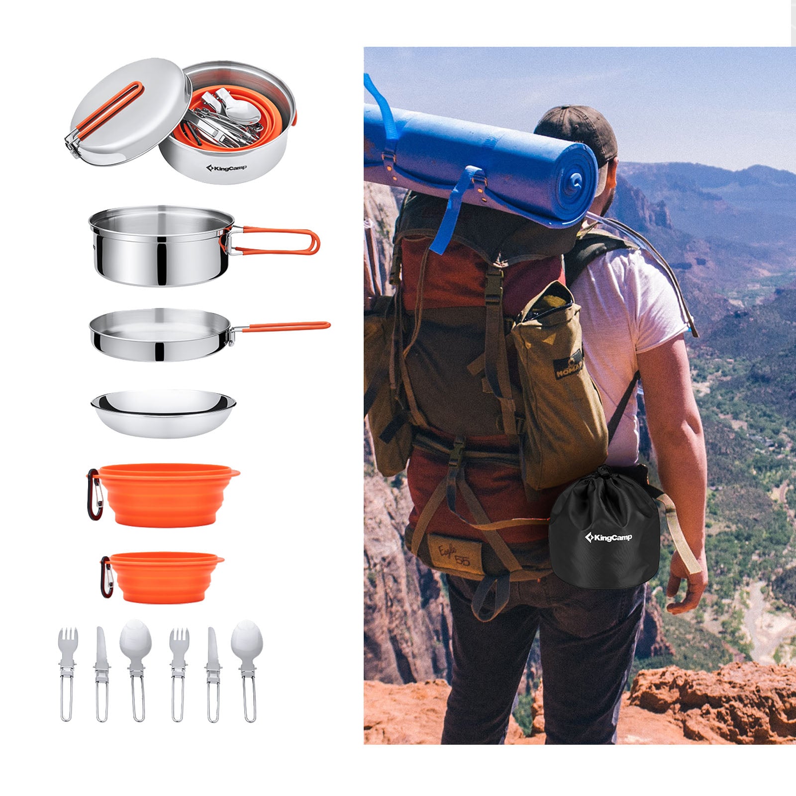 KingCamp Adventurer I Pro cooking set