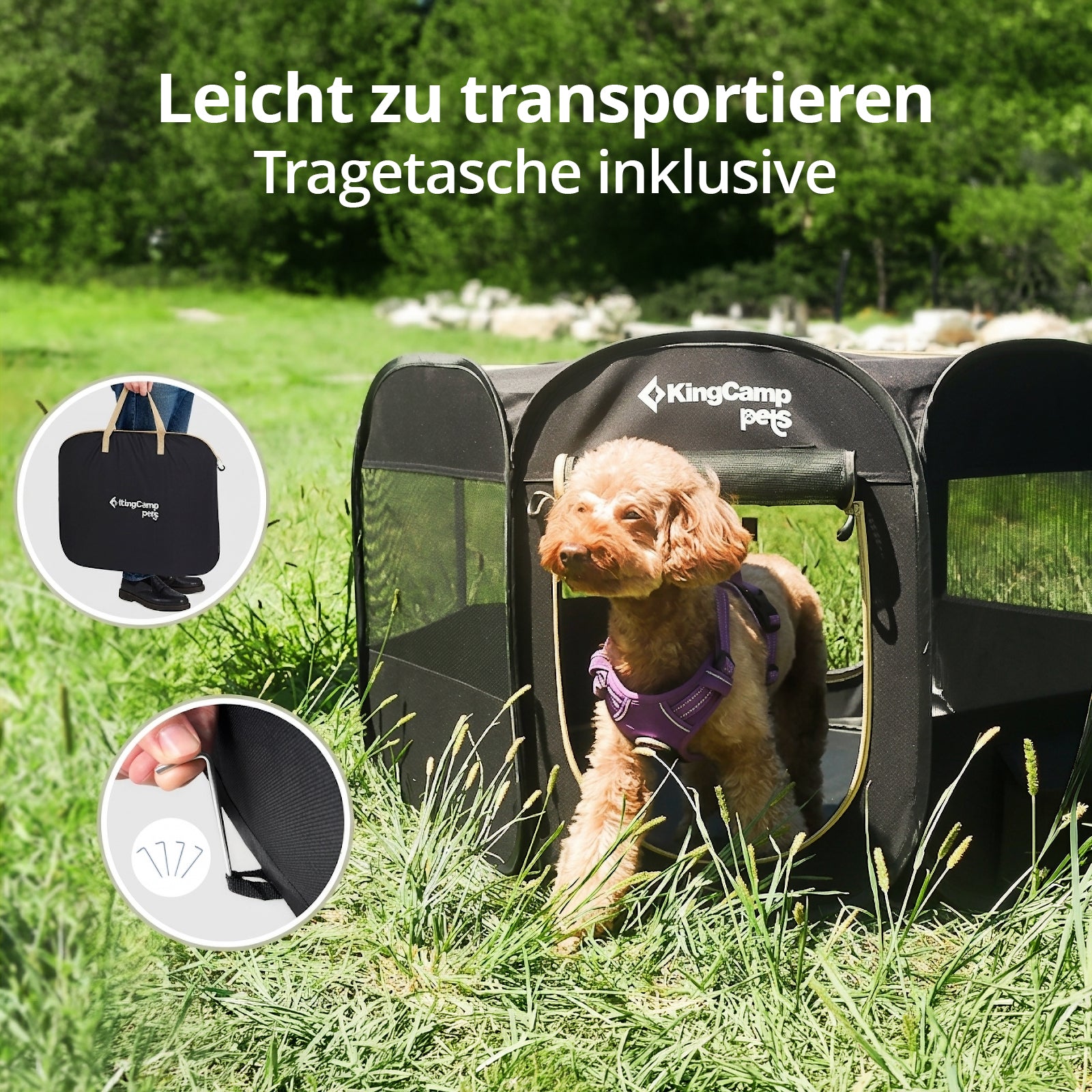 Hundelaufstall Pets Playpen S