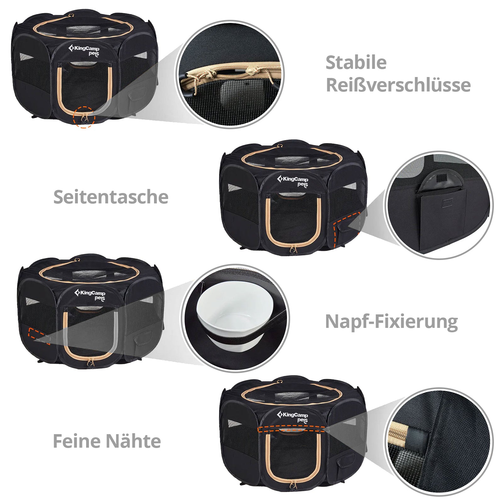 Hundelaufstall Pets Playpen L