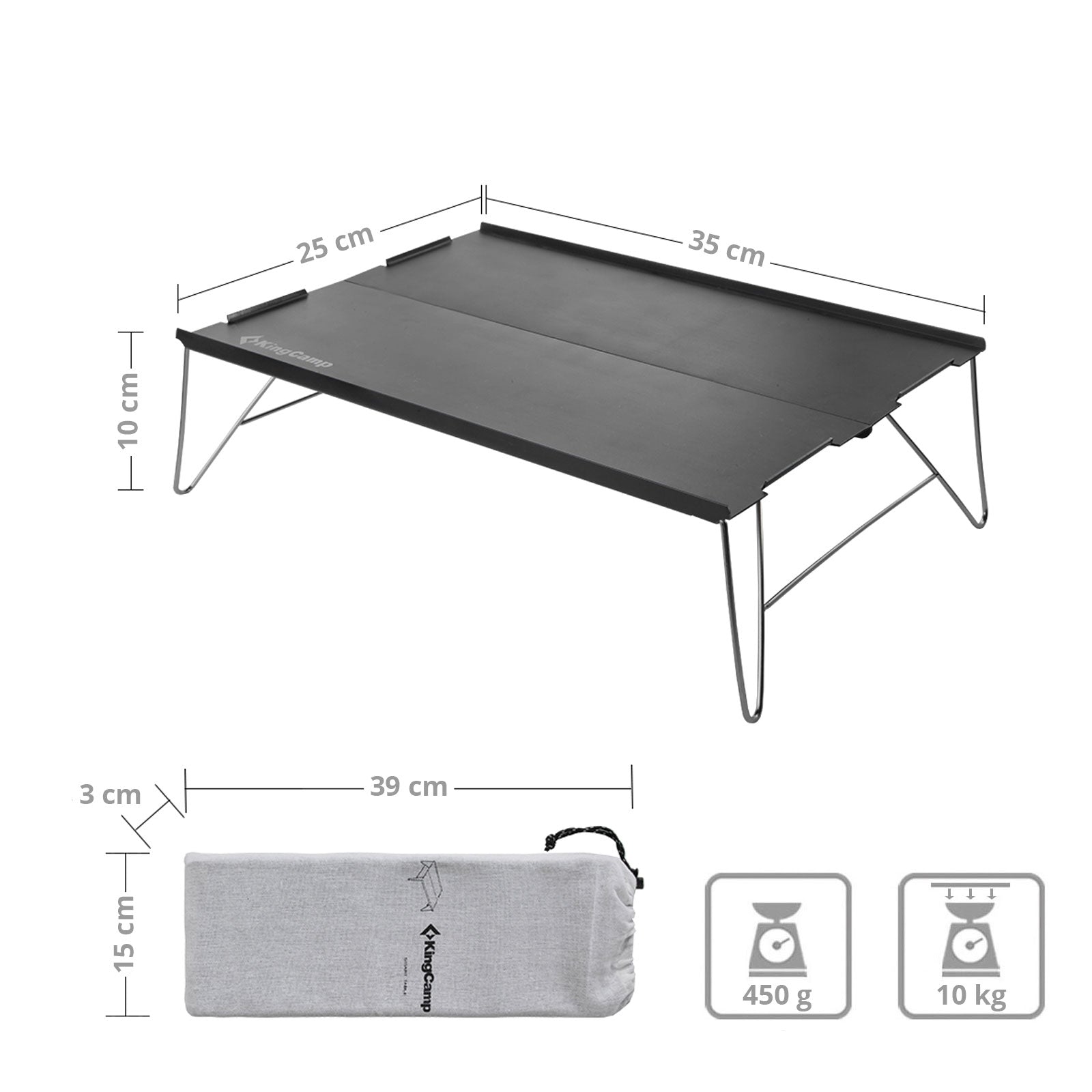 Table de camping KingCamp Smart Table