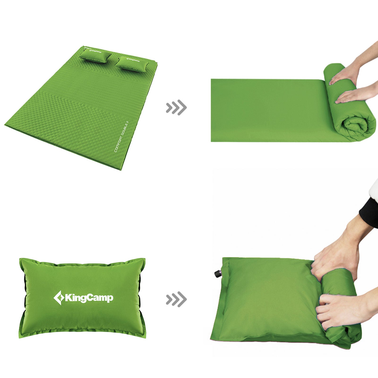 KingCamp Comfort Double II self-inflating sleeping pad